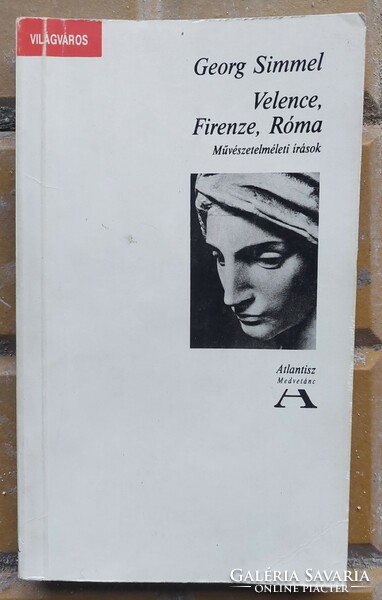 Simmel: Velence, Firenze, Róma Művészetelméleti írások