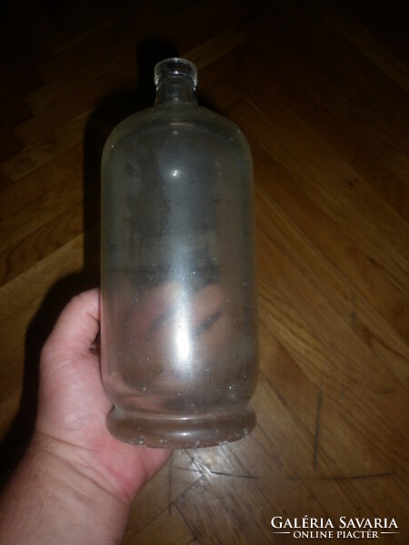 Old footed soda bottle