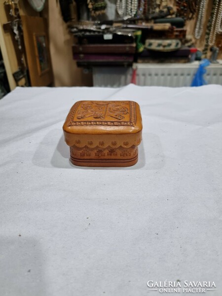 Old leather box