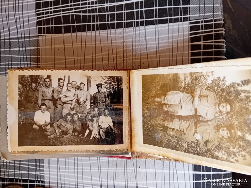 Old military photo album