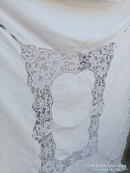 Extra beautiful flawless Halas lace tablecloth for sale