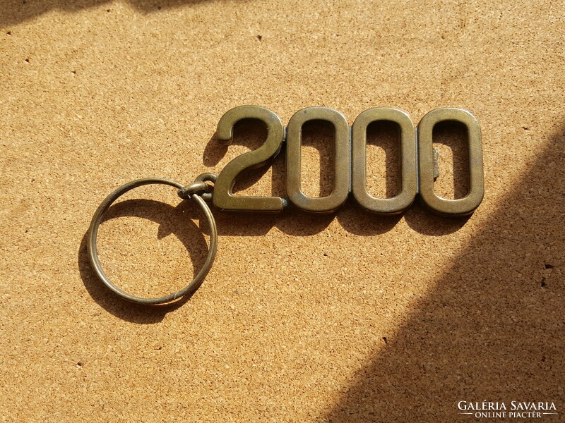 Sörnyitós kulcstartó / Francia "2000" / Réz / Masszív
