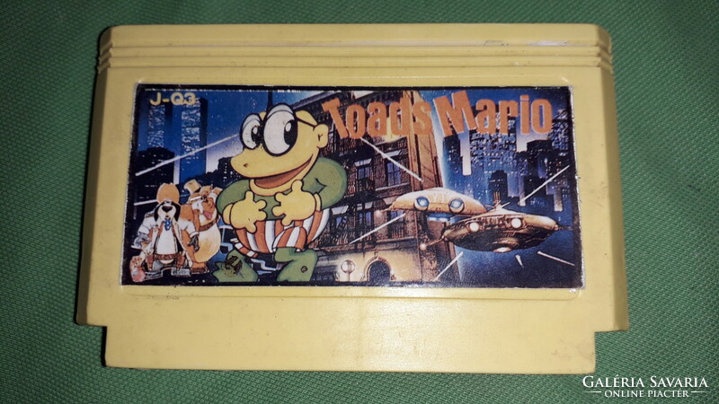 Retro yellow cassette nintendo video game -toads mario ufo shooter in good condition according to pictures 8.
