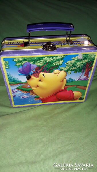 Retro metal disc disney snack bag - Winnie the Pooh - perfect, never used 19x15x7cm according to pictures