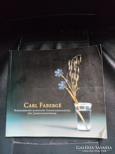 Carl Fabergé -iparművészeti -művészeti album -német nyelvű.
