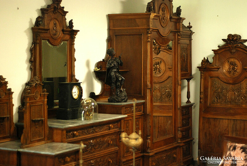 Angelic antique bedroom set from the world of Italian castles