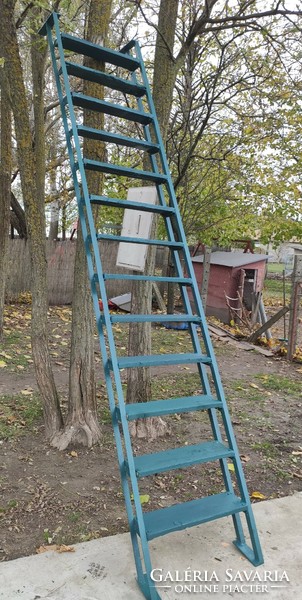 Iron ladder, attic ladder
