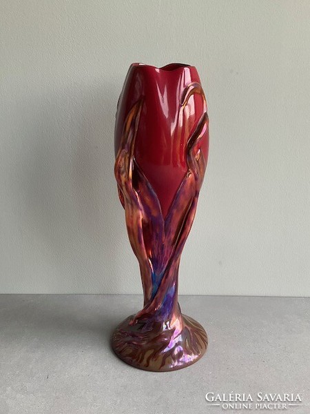 Tulip vase by Zsolnay.