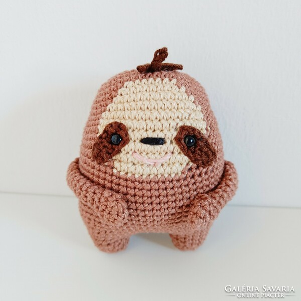 Crocheted sloth