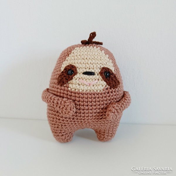 Crocheted sloth