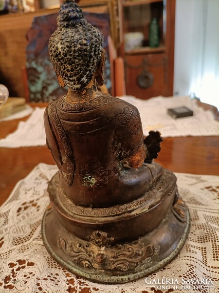 Régi bronz Buddha