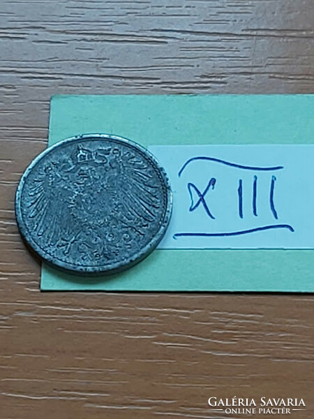 German Empire deutsches reich 10 pfennig 1921 zinc, ii. William xiii