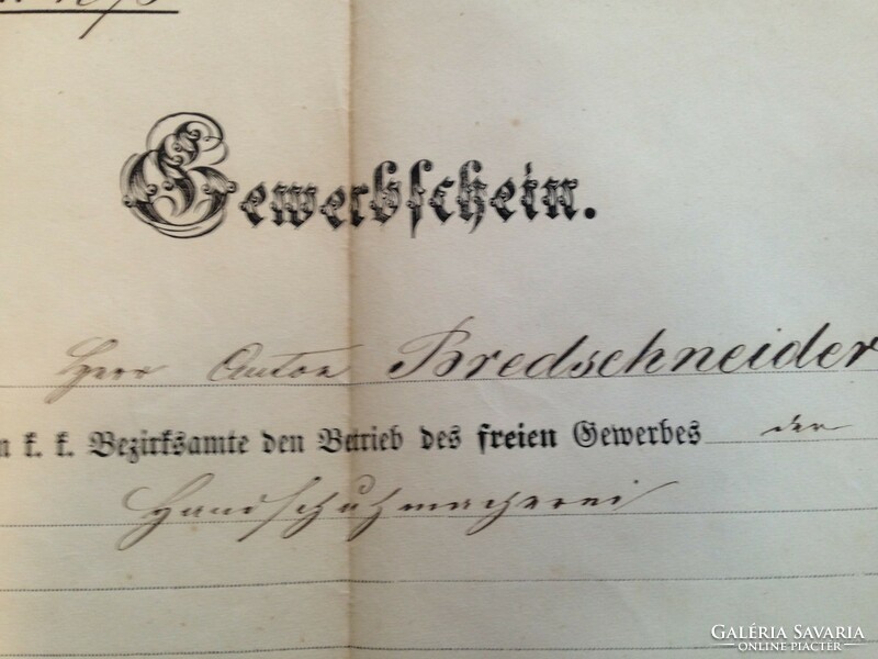 Anton Bredschneider úti okmány Wanderbuch + iratok 1850-től, Marburg kesztyűs úti engedély Pest Buda