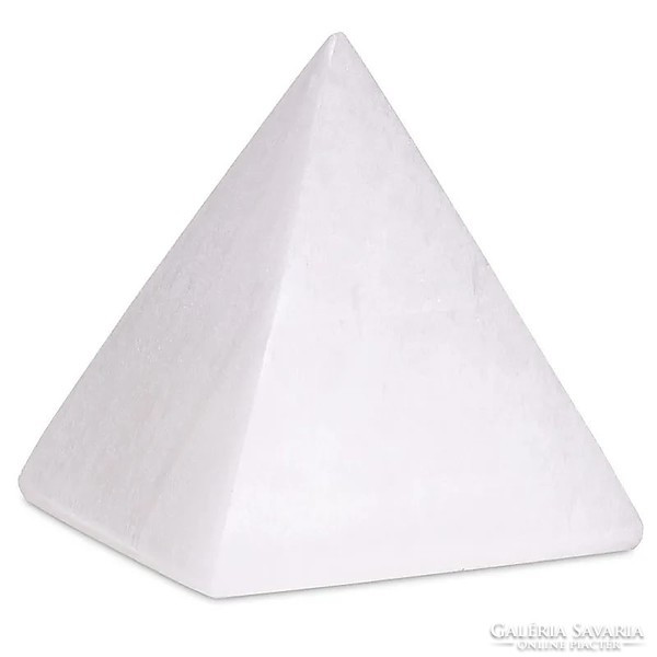 Szelenit Piramis (10cm) -  "az ásványok feltöltéséhez és a tudatosság növeléséhez"