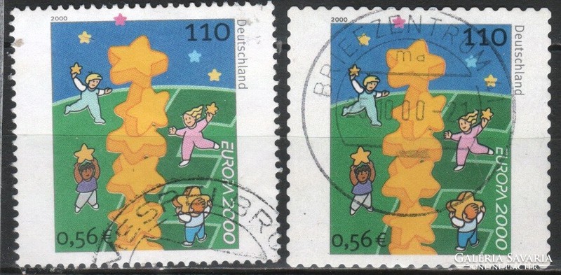 Bundes 1898 Mi 2113, 2114       2,80 Euró