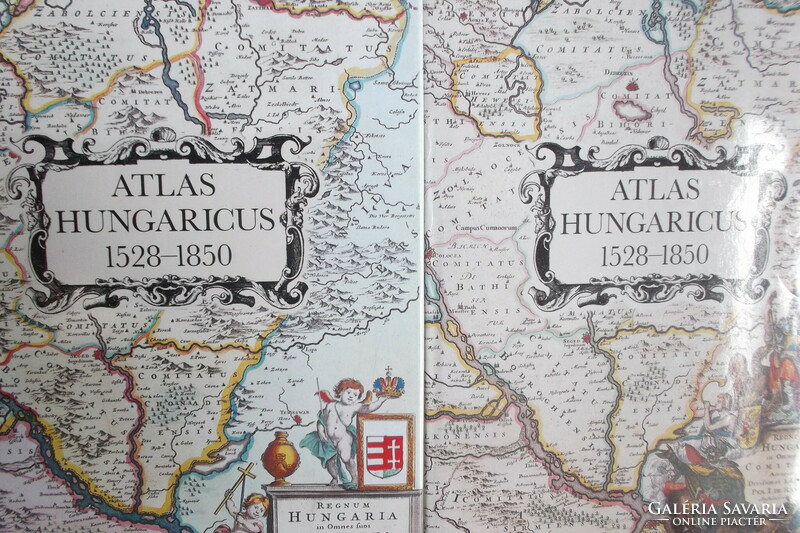 KÖNYV SZÁNTAI LAJOS  ATLAS HUGARICUS I.-II KÖTET 1528-1859