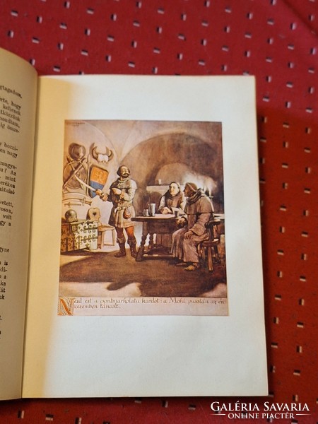 1940 Géza K.Gárdonyi: God's slaves--illustrated by the iconic András Biczó, color picture dante edition