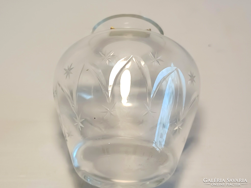 A tiny parade crystal vase