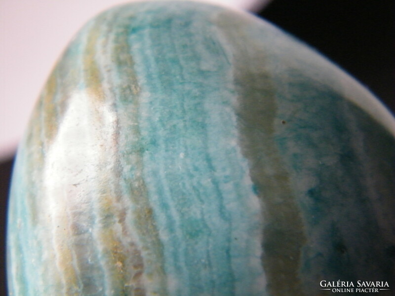 Egg made of mineral stone
