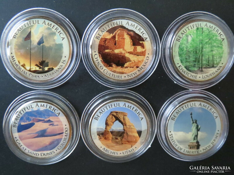 Beautiful National Parks of America series, 54 pcs. Quarter Dollar 2010-2021