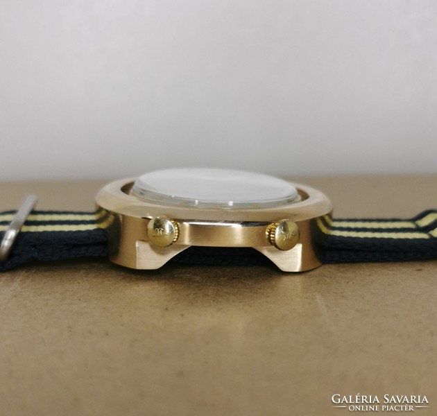 Swiss jlc jaeger-lecoultre memovox 814 alarm clock unique bronze case watch 41mm