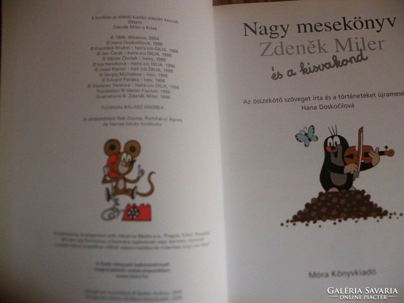 Zdenék Miler and the Little Mole - big storybook -