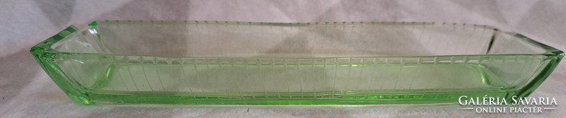 For chorizo users only, set of 4 green glass antique toilet bowls (l4586)