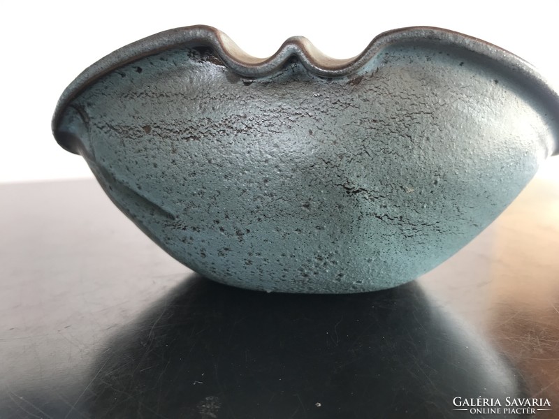 Special shaped ceramic bowl, ashtray, marked, flawless (20/e2)