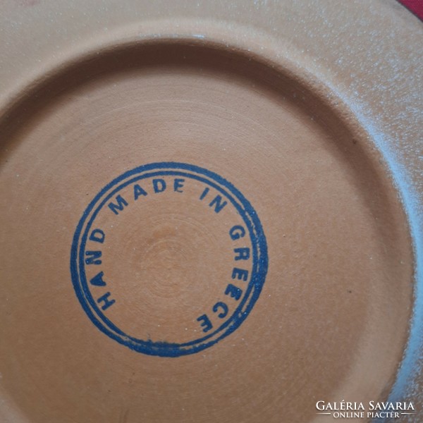 Greek ceramic plate, handmade, beautiful product.
