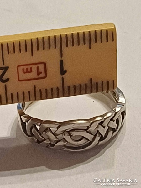 Állítható méretű ezüst gyűrű
