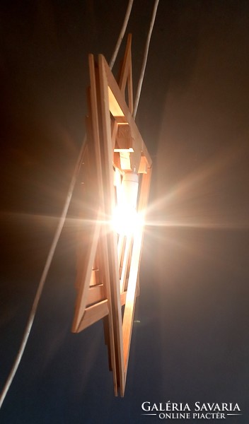 Skandináv design fa csillag fali lámpa ALKUDHATÓ