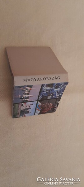 Minikönyv Magyarország 5x5x1cm 1975