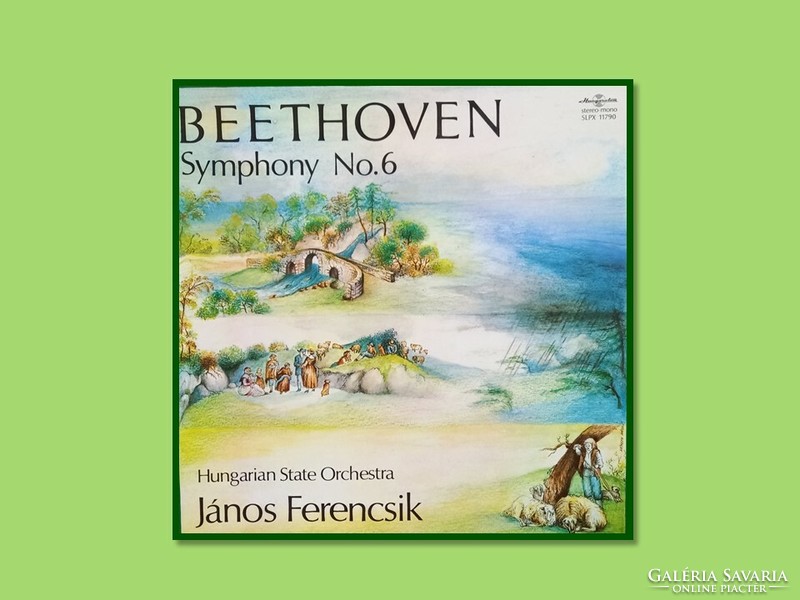 Beethoven bakelit lemez, 6. szimfónia,  vezényel Ferencsik János
