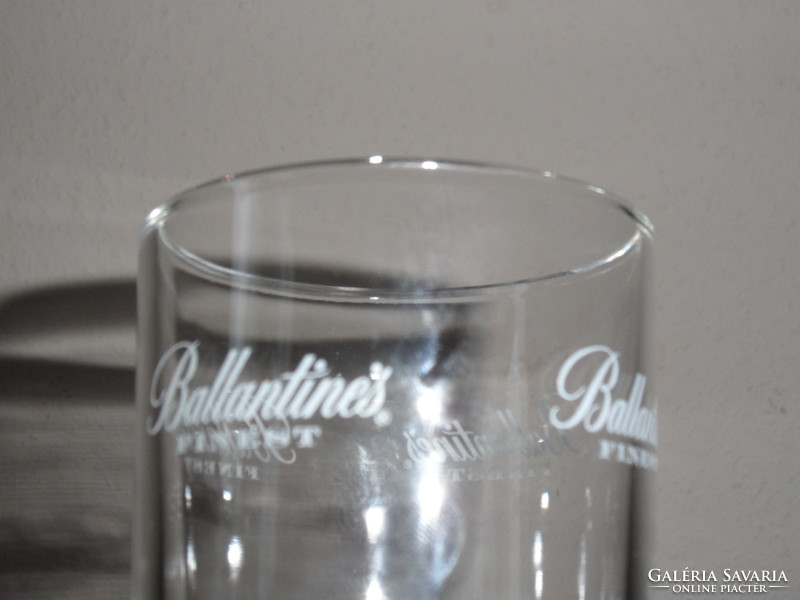 Ballantines in glass cups