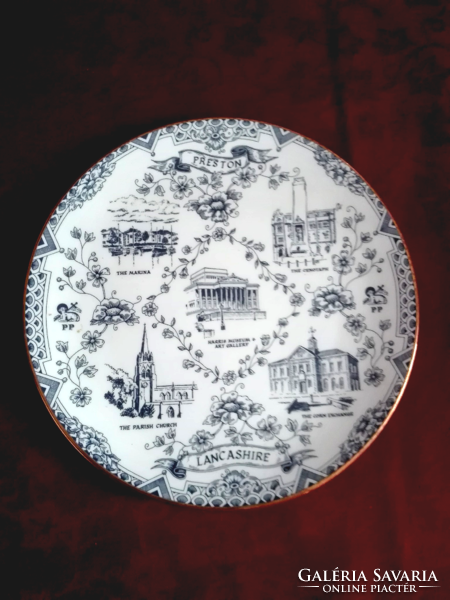 English jubilee decorative wall bowl, 22 cm in diameter