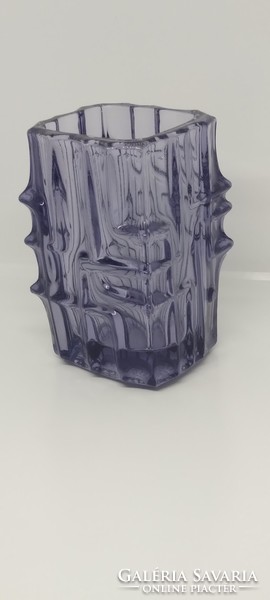 Vladislav urban purple Czech glass vase, sklo union