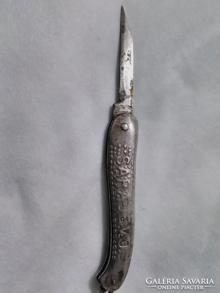 Antique knife with Sarajevo mark and monogram from World War I