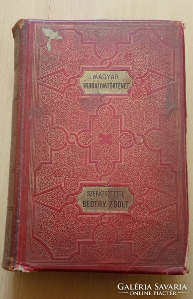 A magyar irodalom története Beőthy Zsolt 1896 II.kötet.