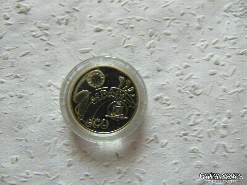 Spain Silver 1 ECU 1992 6.75 Grams