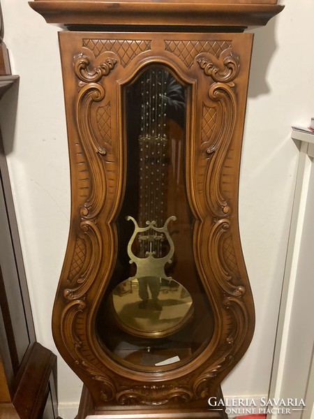 Beautiful hertz carved guitar case huge westminster melodic standing clock