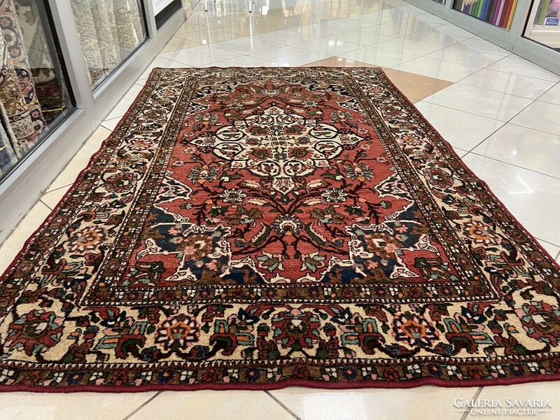 3525 Antique Iranian Bakhtiar Hand Knotted Woolen Persian Rug 127x203cm Free Courier