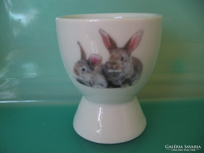 Bunny porcelain egg holder