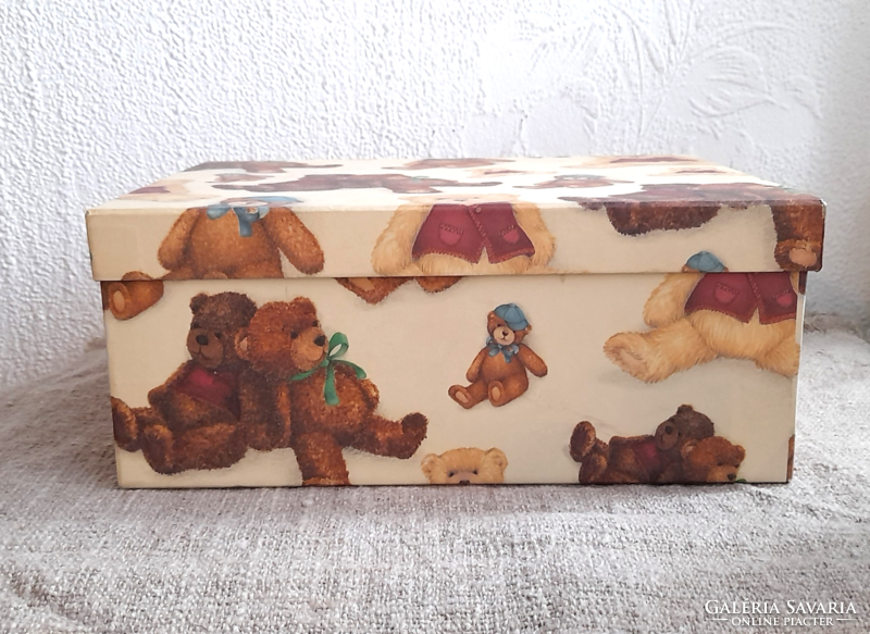 Teddy bear storage box