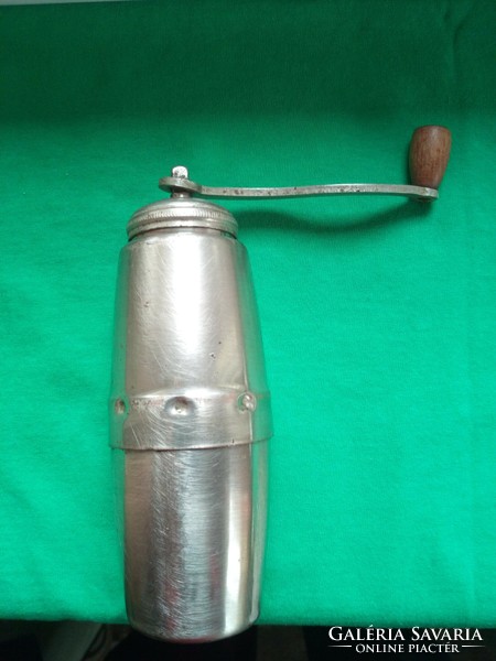 Old manual coffee and spice grinder.
