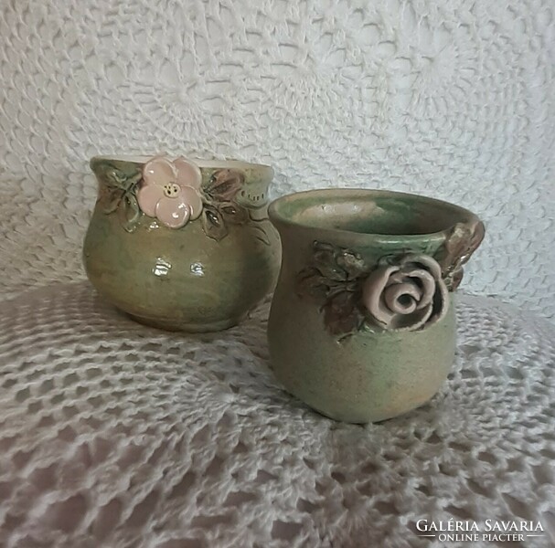 Floral vintage ceramic trinkets