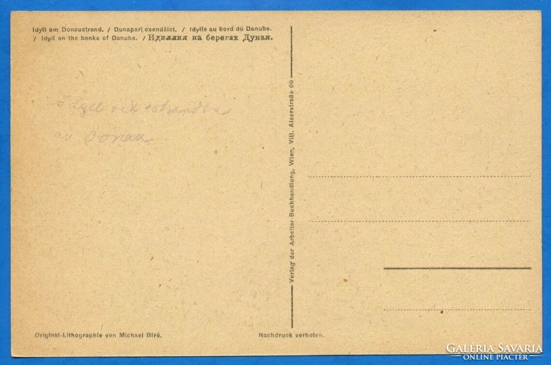 Judge Michael. Hungarian Revolution 1919 postcard - i