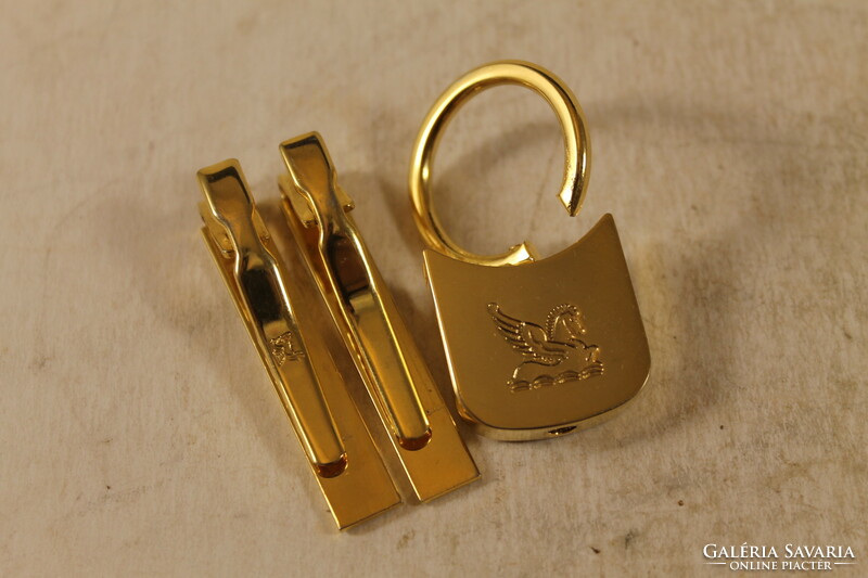 Gold-plated key chain and tie ornaments 403