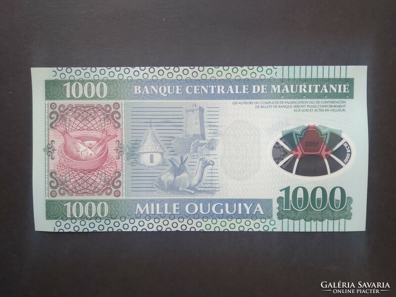 Mauritánia 1000 Ouguiya 2014 Unc