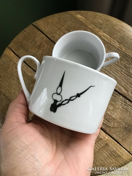Régebbi KARE Design porcelán csésze párban