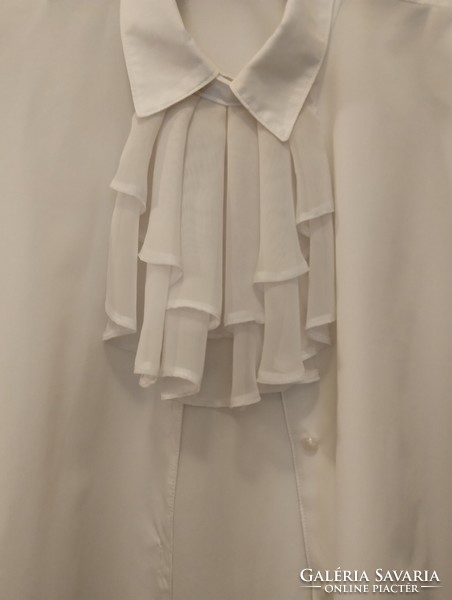 White blouse with pockets